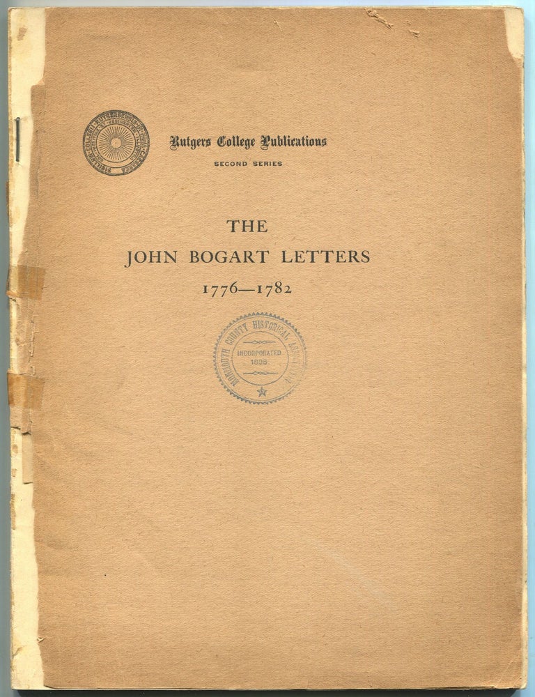 Item #600274 The John Bogart Letters. John BOGART.