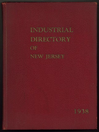 Item #600294 The Industrial Directory of New Jersey 1938. James A. T. GRIBBIN