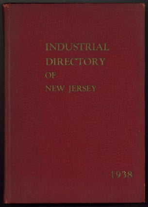 Item #600294 The Industrial Directory of New Jersey 1938. James A. T. GRIBBIN