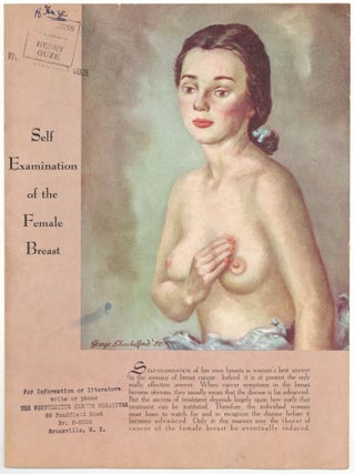 Item #600306 [Pamphlet]: Self Examination of the Female Breast