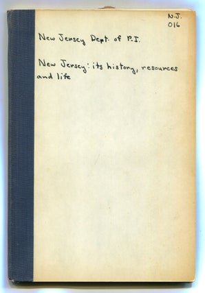Item #600321 New Jersey: Its History, Resources and Life. A Bibliography of Curriculum Source...