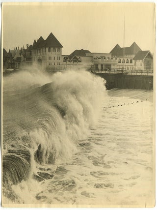 Item #600410 [New Jersey?]: Large Photograph of a Crashing Wave