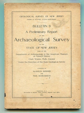Item #600600 A Preliminary Report of the Archaeological Survey of the State of New Jersey....