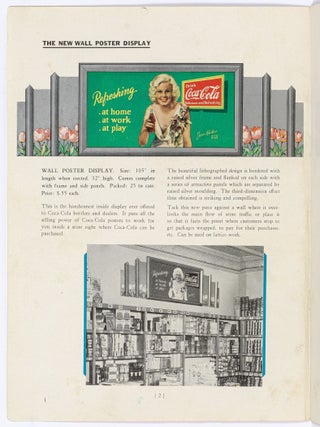 Coca-Cola Bottlers' Current Advertising Price List 1933