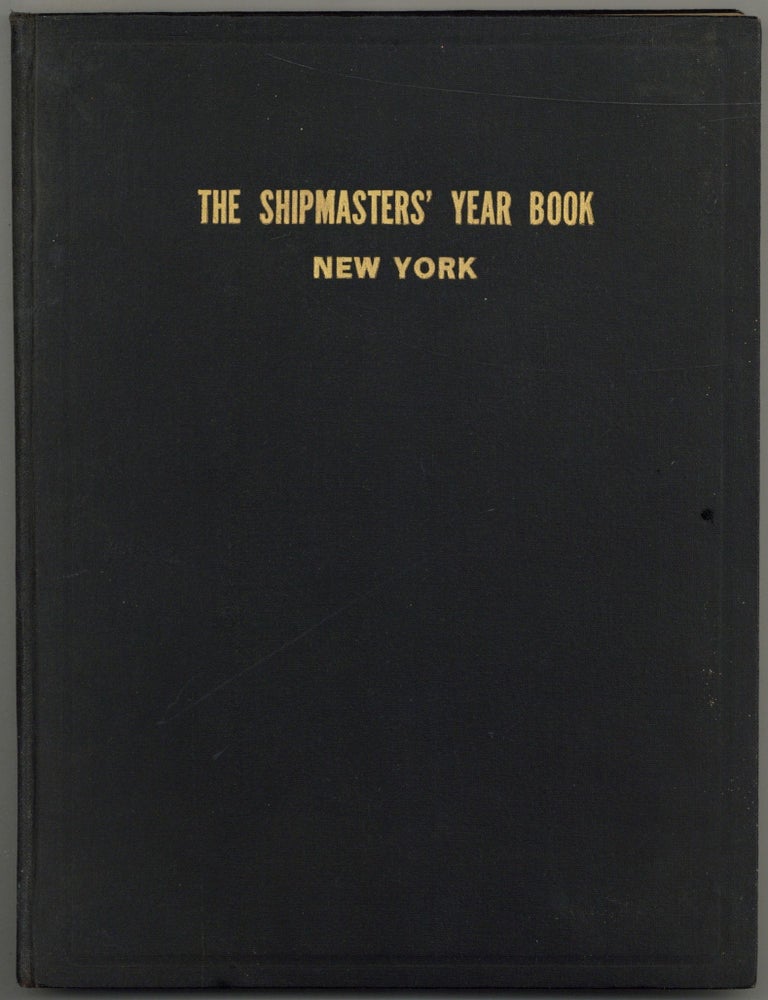 Cover title]: The Shipmasters' Year Book New York [1919