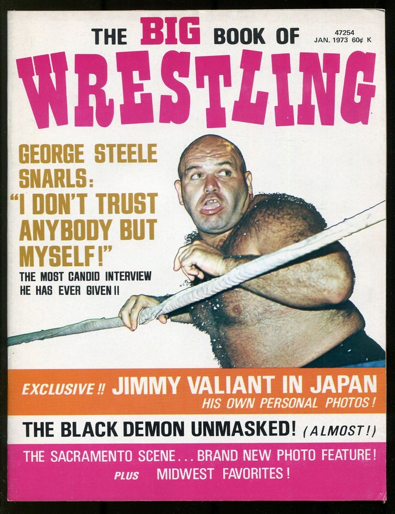 Item #600853 The Big Book of Wrestling &ndash; January 1973. Roger ELWOOD.