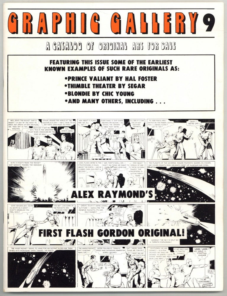 Item #600906 [Comic Art Catalog]: Graphic Gallery 9: A Catalog of Original Art for Sale. Russ COCHRAN.