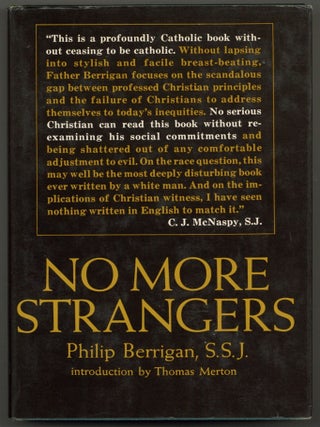 Item #601206 No More Strangers. Philip BERRIGAN