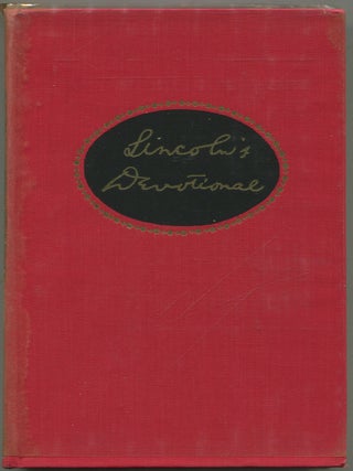 Item #601567 Lincoln's Devotional. Abraham LINCOLN