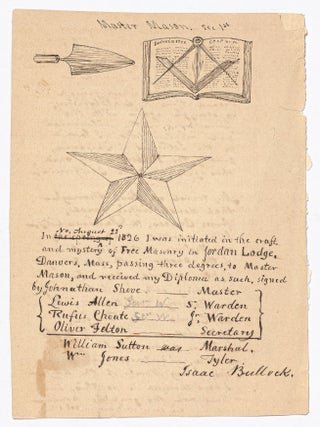 [Archive]: Isaac Bullock's Rare Shipboard Account of the First Recorded Meteor Shower in North America (November 12, 1799); together with his 1799 Seaman&rsquo;s Protection Certificate (Signed by a Revolutionary War General), and Several of his Son's Autobiographical Writings, Including Accounts of Sea Voyages and Two Gold Rush Trips to California (1850-52)