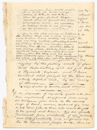 [Archive]: Isaac Bullock's Rare Shipboard Account of the First Recorded Meteor Shower in North America (November 12, 1799); together with his 1799 Seaman&rsquo;s Protection Certificate (Signed by a Revolutionary War General), and Several of his Son's Autobiographical Writings, Including Accounts of Sea Voyages and Two Gold Rush Trips to California (1850-52)
