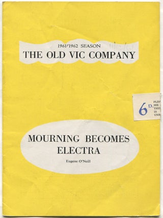 Item #601870 [Original Theatre Programme for]: Mourning Becomes Electra. The Old Vic Company...