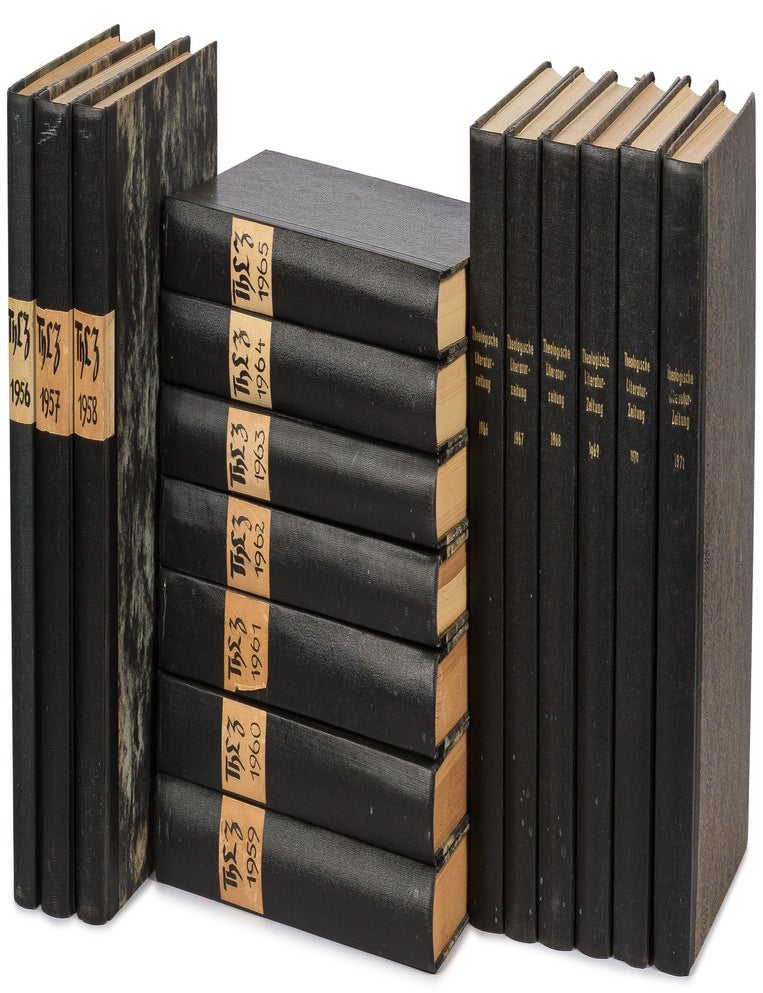 Item #601911 Theologische Literaturzeitung: Monatsschrift f&uuml;r das gesamte Gebiet der Theologie und Religionswissenschaft &ndash; Jahrgang 1956-1971 [16 Volumes]