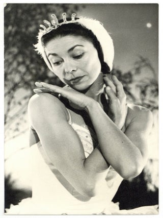 Item #602029 Vintage Portrait of Margot Fonteyn Dressed for Swan Lake. Margot FONTEYN, photo by...