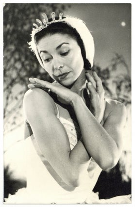 Item #602029 Vintage Portrait of Margot Fonteyn Dressed for Swan Lake. Margot FONTEYN, photo by...