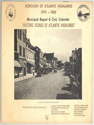 Item #602223 [Calendar]: Borough of Atlantic Highlands 1979-1980 Municipal Report & Civic...