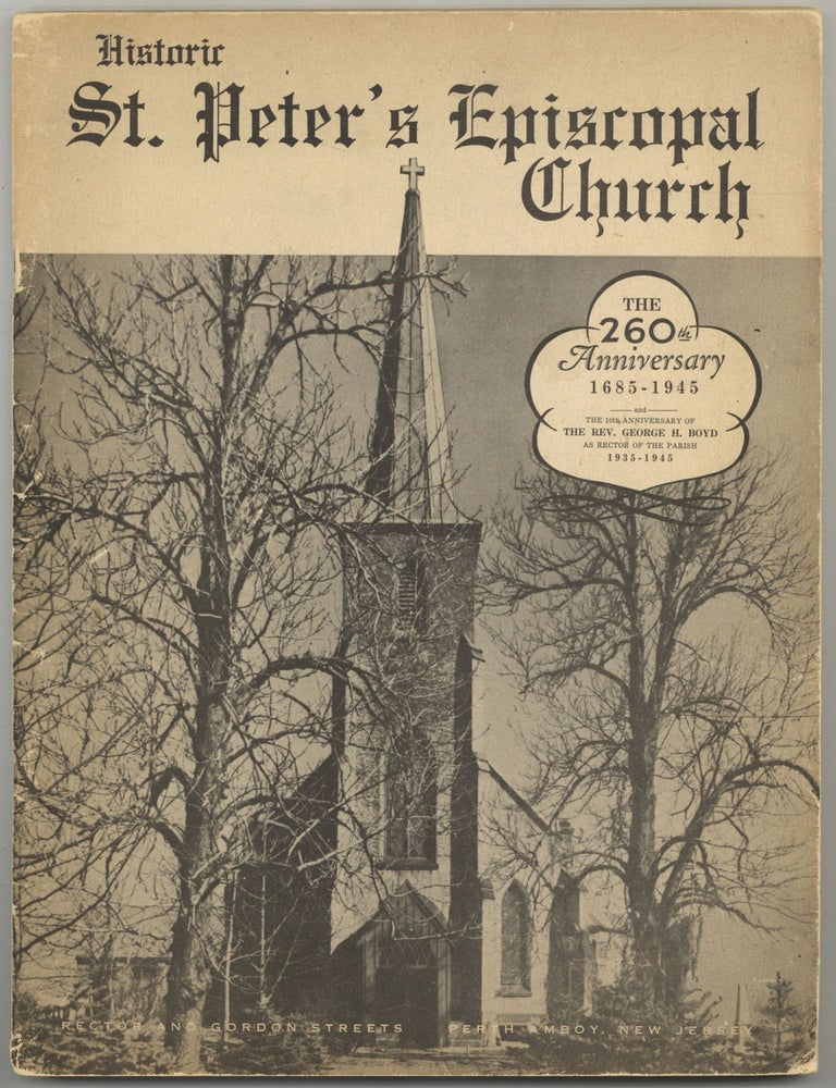 Item #602243 [Cover title]: Historic St. Peter's Episcopal Church. The 260th Anniversary 1685-1945