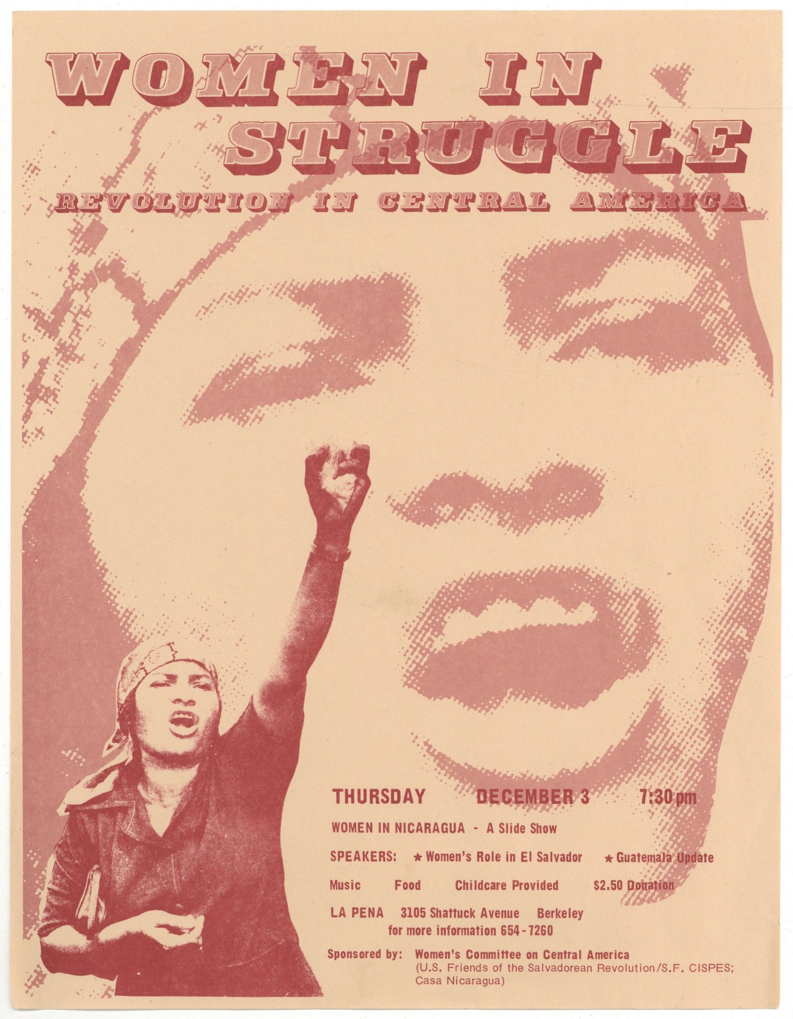Broadside : Women in Struggle: Revolution in Central America