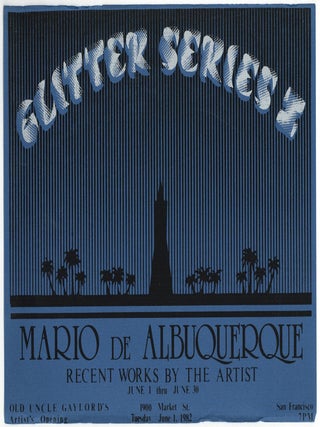 Item #602417 [Broadside]: Glitter Series I: Mario de Albuquerque. Recent Works by the Artist....