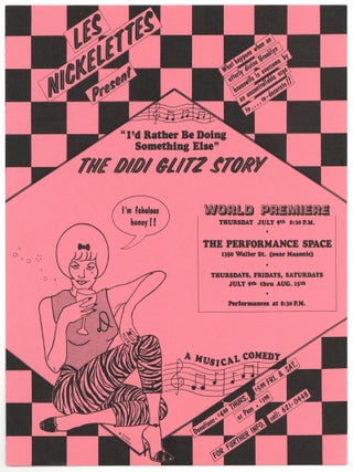 Item #602421 [Broadside]: Les Nickelettes Present "I'd Rather be Doing Something...