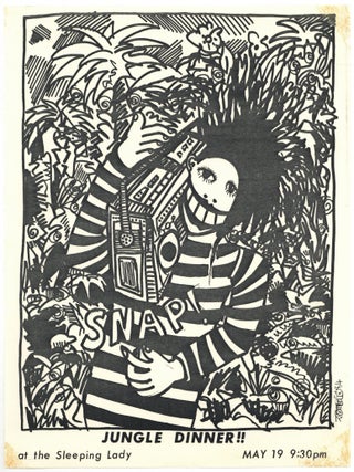 Item #602578 [Broadside]: Jungle Dinner!! at the Sleeping Lady. May 19 9:30