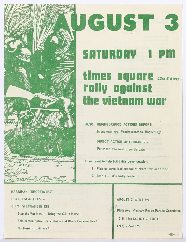 Flyer]: Times Square Rally Against the Vietnam War