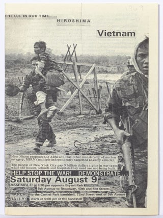 Item #602685 [Flyer]: "The U.S. in Our Time....Hiroshima Vietnam...Help Stop the War!...