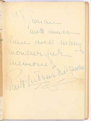Miracle in the Evening: An Autobiography [Inscribed by his Widow to Marian Seldes with ALS]