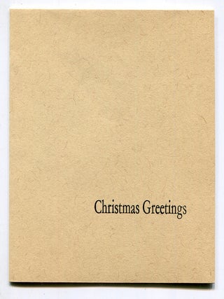Item #603156 [Christmas Keepsake]: from Ecce Homo (1945). Kathleen RAINE
