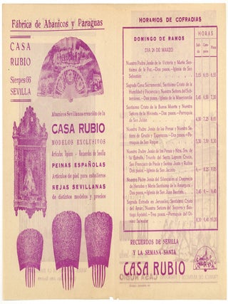 [Pamphlet]: Semana Santa 1961 (Sevilla)