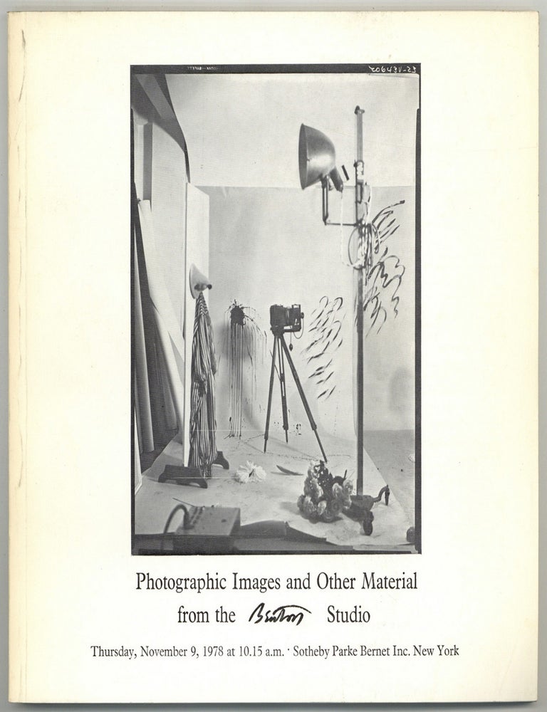 Item #603985 [Auction catalog]: Photographic Images and Other Material from the Beaton Studio