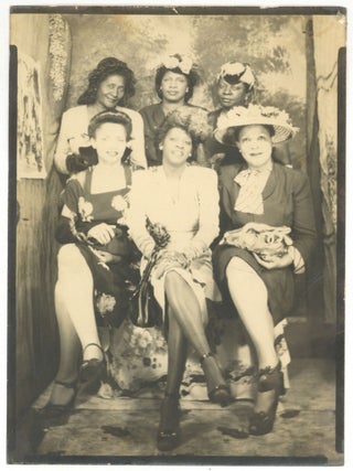 Item #604049 Vernacular Photographic Portrait of Six African-American Women 1945