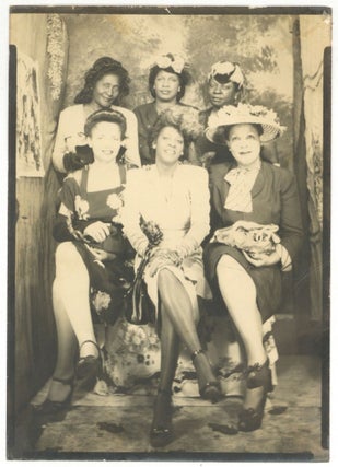 Item #604049 Vernacular Photographic Portrait of Six African-American Women 1945