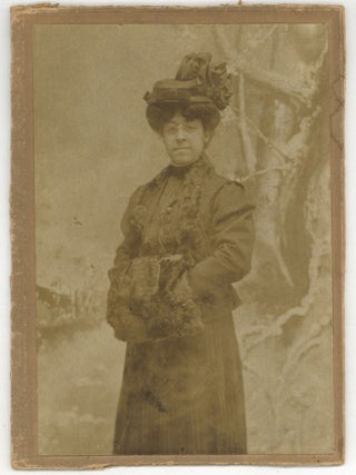Item #604100 Cabinet Card Portrait Photograph of an Unidentified Middle-Aged African-American...