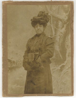 Item #604100 Cabinet Card Portrait Photograph of an Unidentified Middle-Aged African-American...