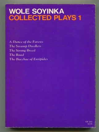 Item #604313 Collected Plays 1. Wole SOYINKA