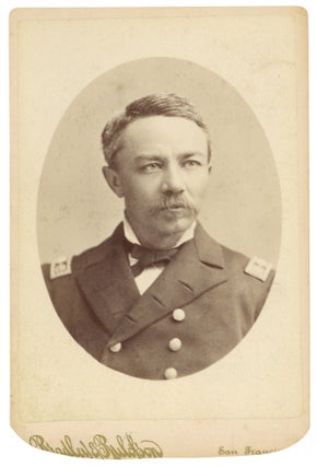 Item #604838 Inscribed Cabinet Card Photograph of Captain M.A. Healy, the First Man of...
