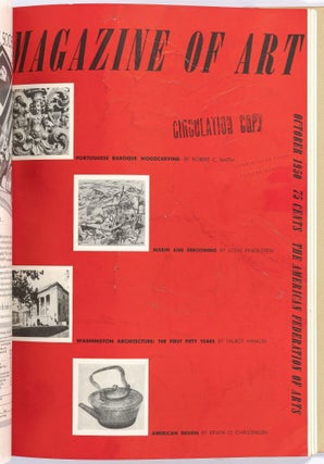 Magazine of Art – Volume 43, Nos. 1-8, January - December 1950