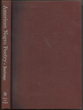 Item #605420 American Negro Poetry. Arna BONTEMPS