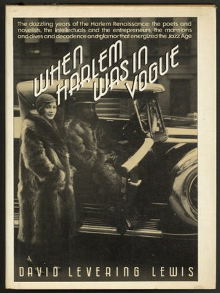 Item #605883 When Harlem Was in Vogue. David Levering LEWIS