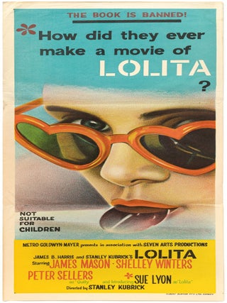 Item #605910 [Daybill Movie Poster]: How Did They Ever Make a Movie of Lolita? Stanley KUBRICK,...