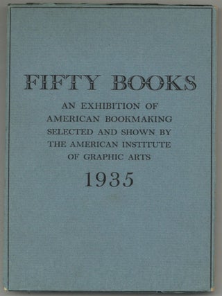 Item #606002 Catalogue of The Fifty Books of the Year for 1935