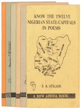 Item #606148 A Collection of Six Poetry Chapbooks Created to Teach the History of Nigeria. E. A....