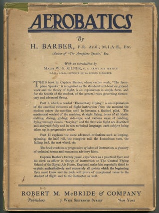 Item #606628 Aerobatics. H. BARBER