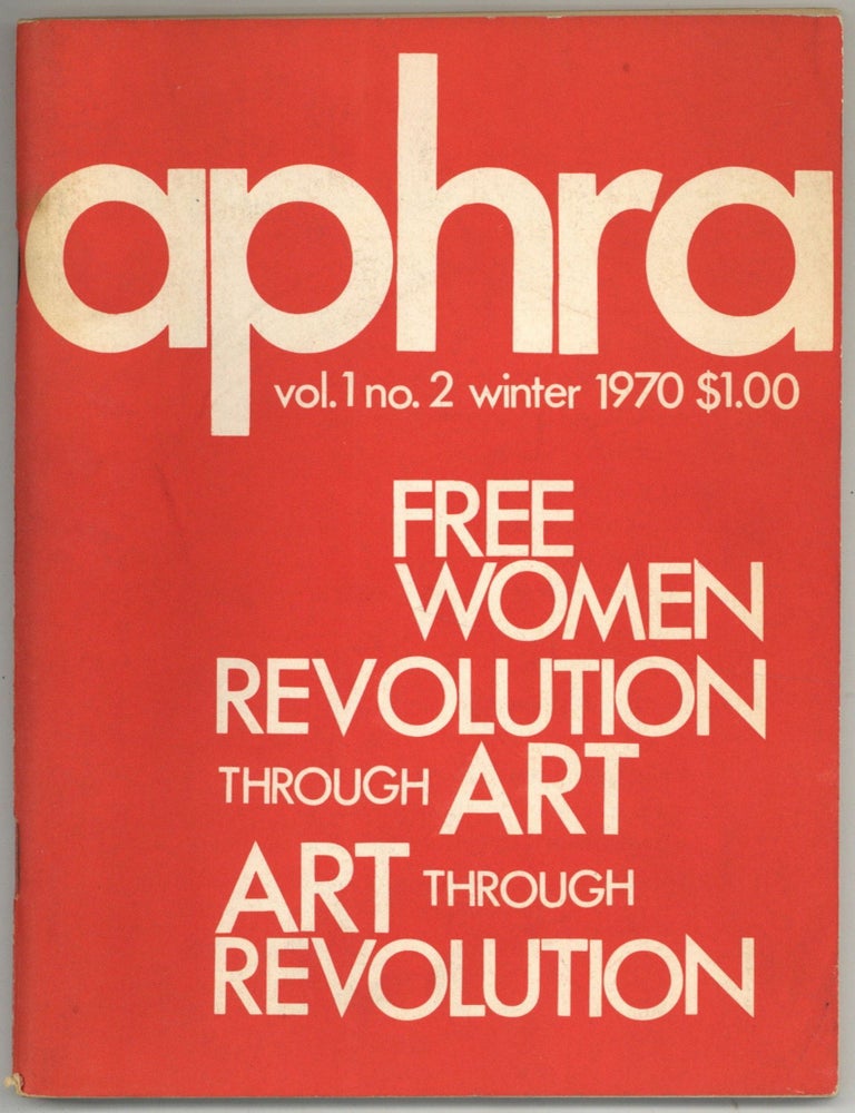 Item #606712 Aphra &ndash; Volume 1, No. 2, Winter 1970. Elizabeth FISHER.