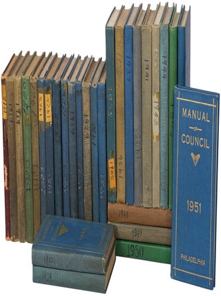 Item #606835 [Collection of]: Manual of the City Council of Philadelphia