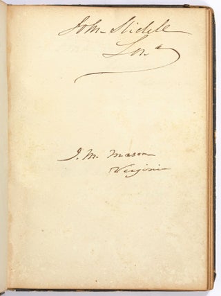 Civil War Autograph Album of Prisoners Held at Fort Warren in Boston Harbor, Massachusetts (1861-62)