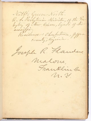 Civil War Autograph Album of Prisoners Held at Fort Warren in Boston Harbor, Massachusetts (1861-62)
