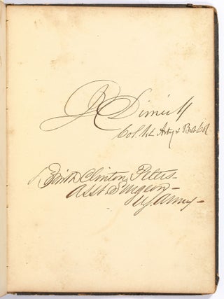 Civil War Autograph Album of Prisoners Held at Fort Warren in Boston Harbor, Massachusetts (1861-62)