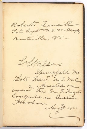 Civil War Autograph Album of Prisoners Held at Fort Warren in Boston Harbor, Massachusetts (1861-62)